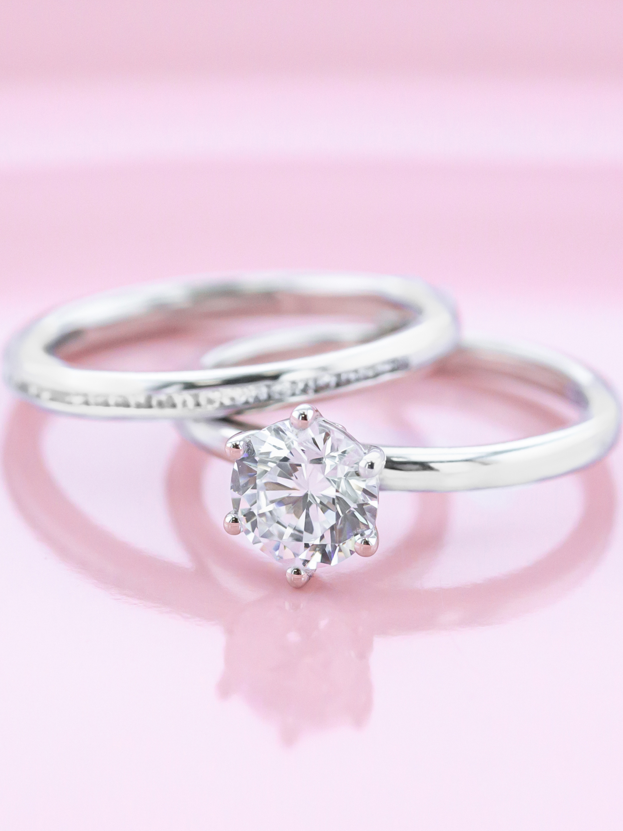 14K Lab Grown Round Diamond Solitaire Ring  - DEF Color, VVS-VS Clarity